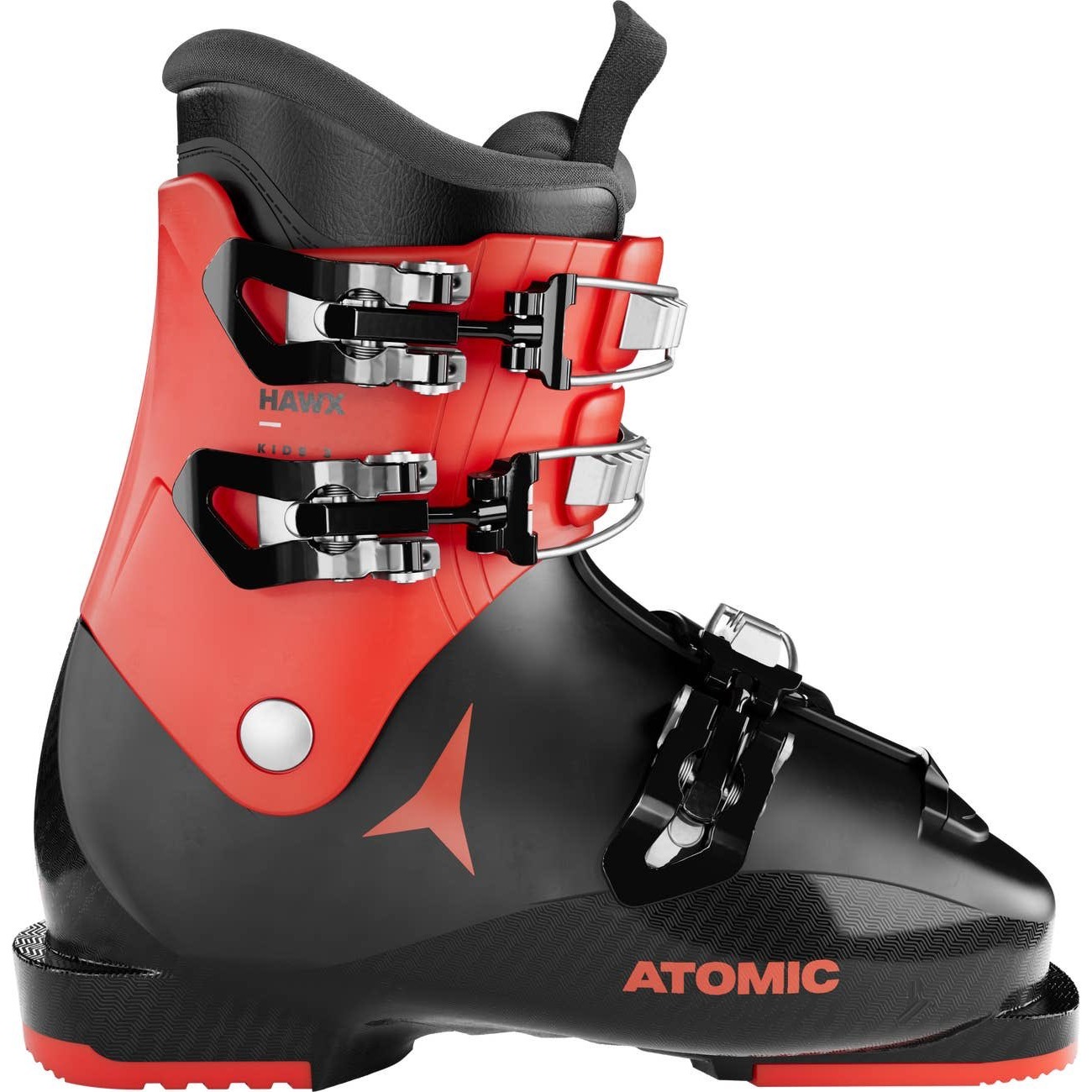 Atomic Hawx Jr R3 Kids Ski Boots Black Red Ae501888021x Size 21 21.5 257mm